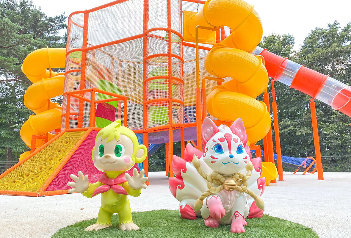 屋外遊び場「キツネノボリ」