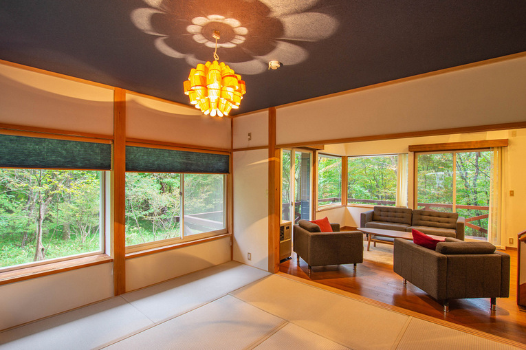 温泉付きの3LDKの広々別荘♪リゾートハウス（大清水台D27）｜那須ハイ乗り放題付｜1泊2食付