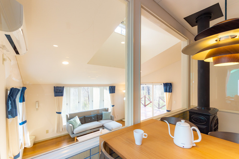 【ペットと泊まれる】心と体をリフレッシュ♪広々ウッドデッキで自然浴を満喫♪リゾートハウス（うぐいす台2）｜那須ハイ乗り放題付｜1泊2食付