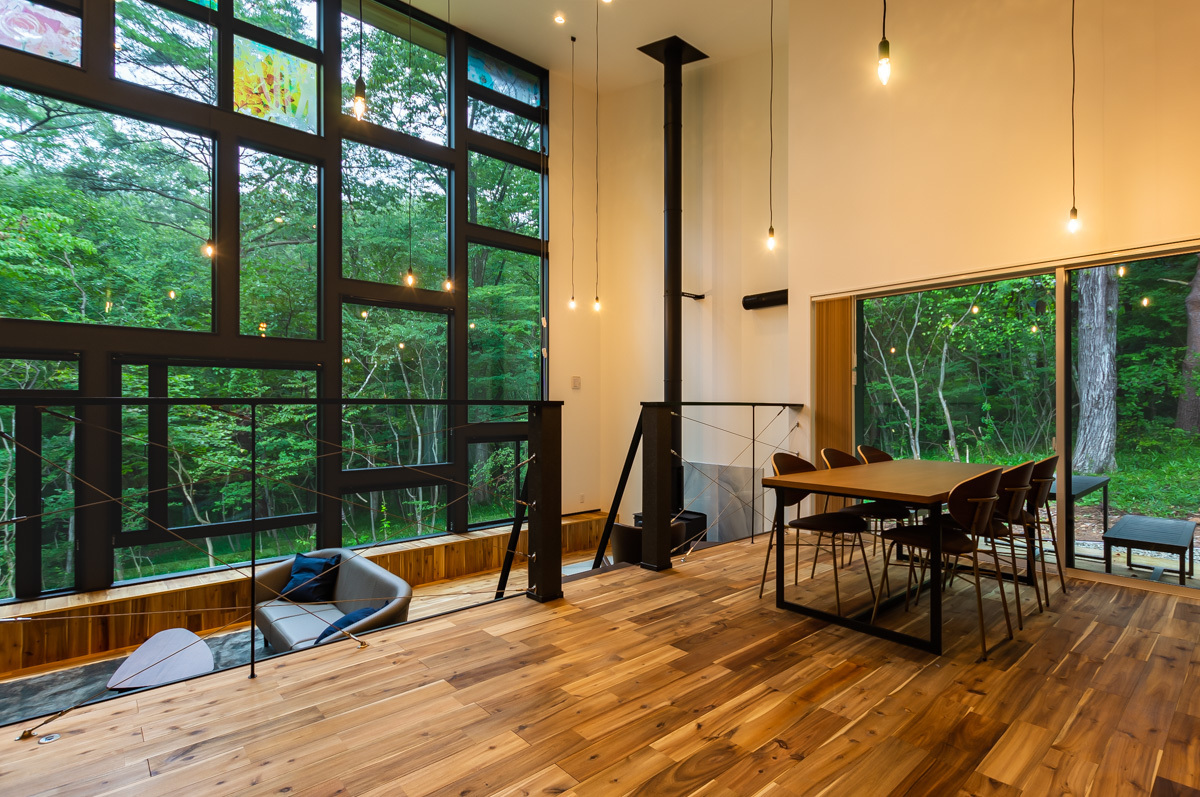 Forest Glass シリーズ｜1泊2食付【BBQレストラン】