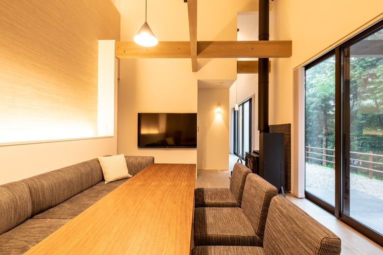 風と緑を感じる優雅な空間♪Grace modernシリーズⅡ｜1泊2食付【BBQレストラン】