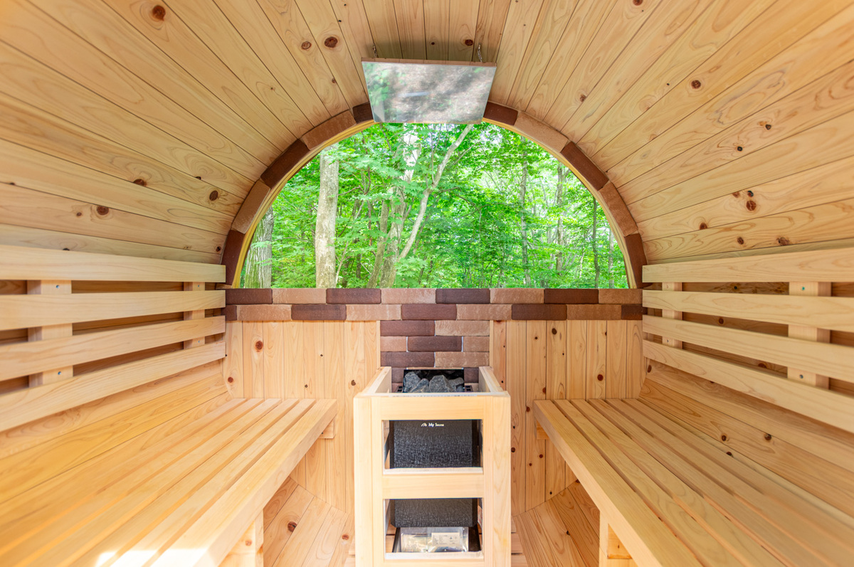 【プライベートサウナ付き】木の香りと整う♪ Designer's Log Sauna