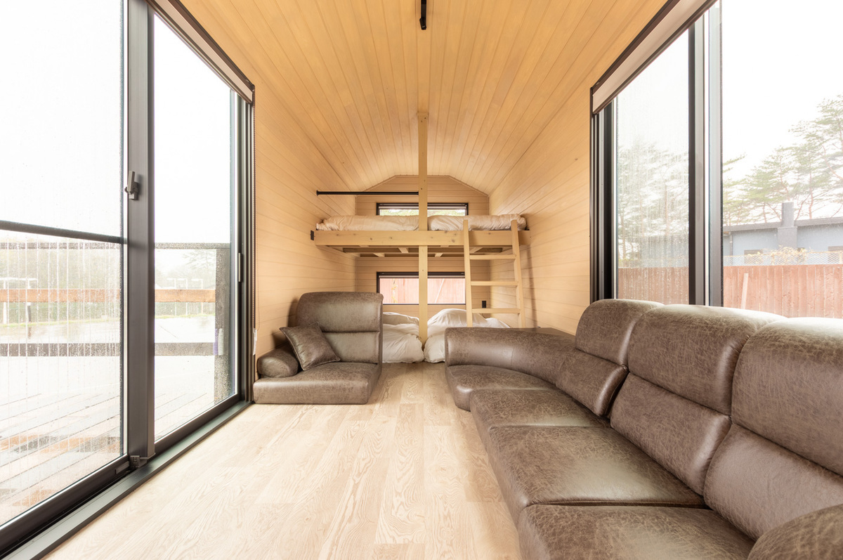 【那須ハイ乗り放題券付】【7月19日～サウナ付き】THE TRAIL CABIN SAUNA｜1泊2食付