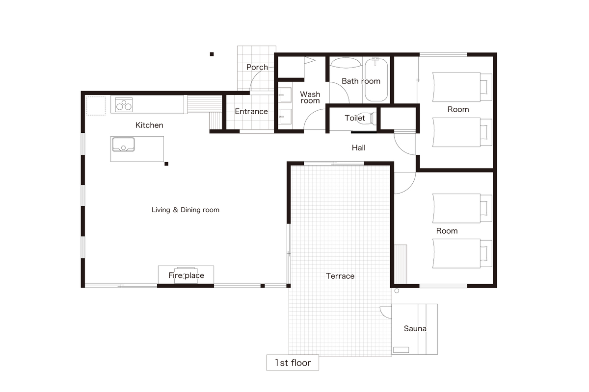 【プライベートサウナ付】THE HIRAYA modern SAUNA