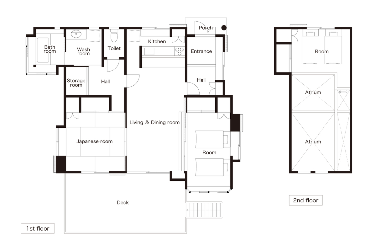 【プライベート天然温泉付き】「星空と温泉の家」リゾートハウス（唐松平173-2）