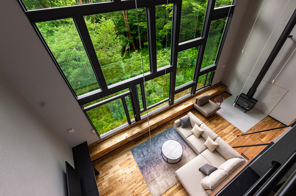 森の光につつまれる空間　「Forest Glass」