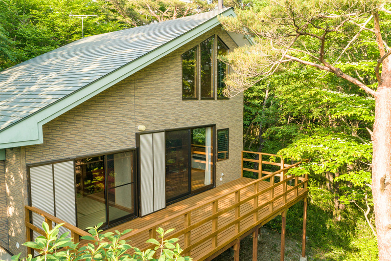 広々ウッドデッキで那須の景色をひとり占め♪リゾートハウス（横沢見晴台20）